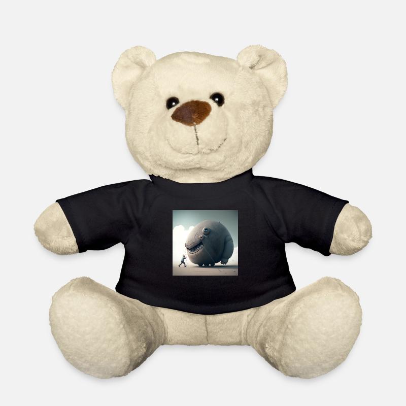 Weird Up Goes Down - Teddy Bear - black