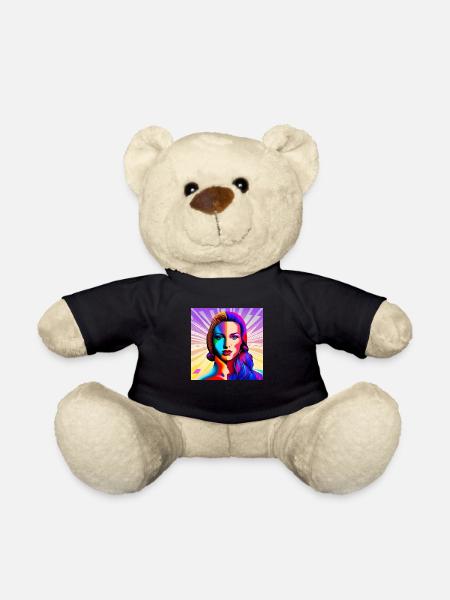 Beautiful Pop Girl - Teddy Bear - black