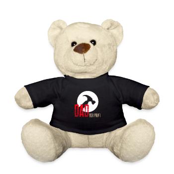 Papa Design Dad der Profi - Teddy - Schwarz - Vorne