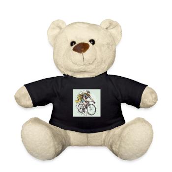 Road Warrior - Viking Warrior Road Cyclist - Nounours - noir - Devant