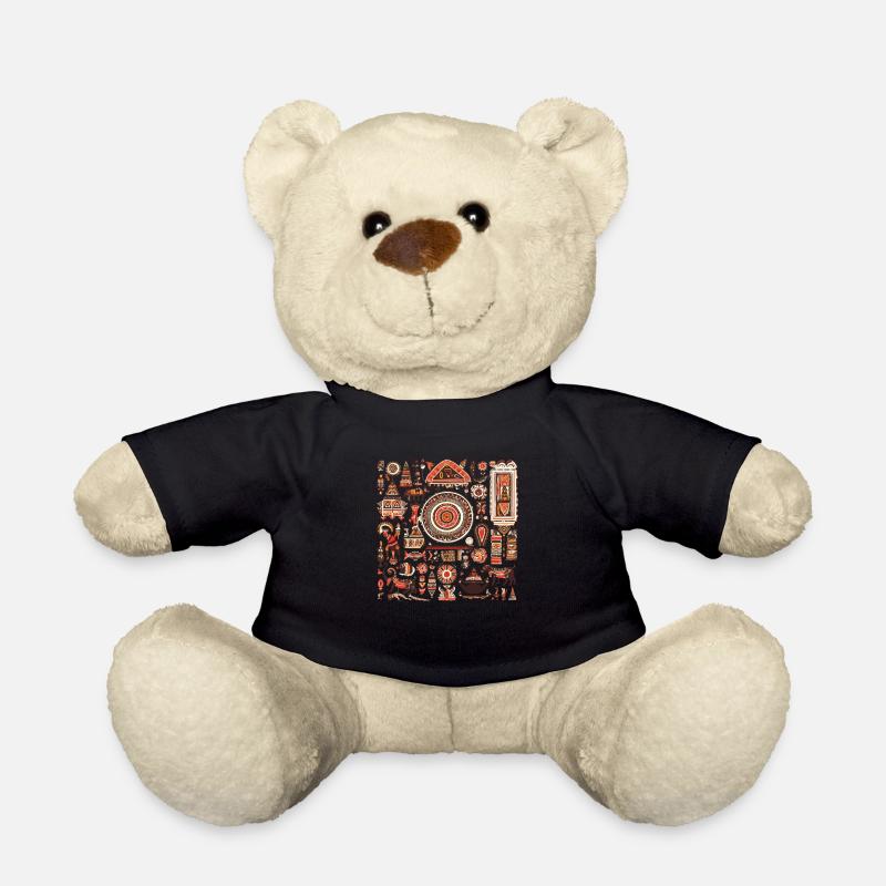 African folklore - Teddy Bear - black