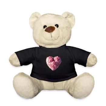 Saint-Valentin Mariage Fête des mères Amour Fiançailles - Nounours - noir - Devant