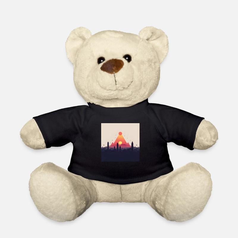 pyramide abstraite - Nounours - noir