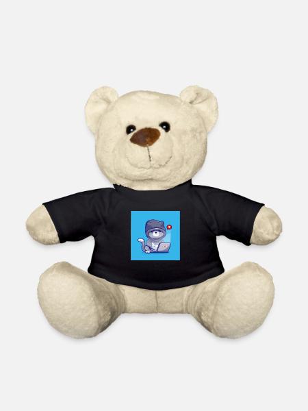 hacker design - Nounours - noir