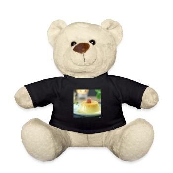 Vanillesosse in Pudding - Teddy - Schwarz - Vorne