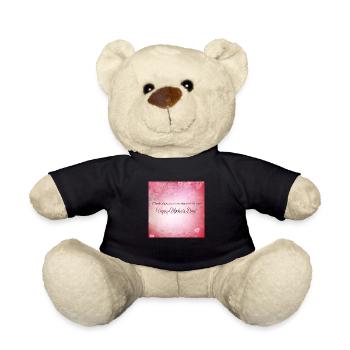 Danke das du für mich da bist - Muttertag Geschenk - Teddy - Schwarz - Vorne