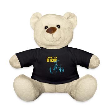 Vivre pour rouler - Nounours - noir - Devant