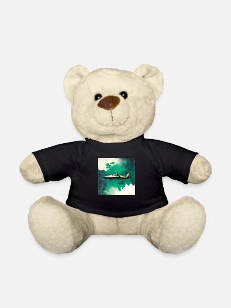 Weltraum-U-Boot-Kampfjet - Teddy - Schwarz