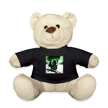 The Green Pig - Teddy Bear - black - Front