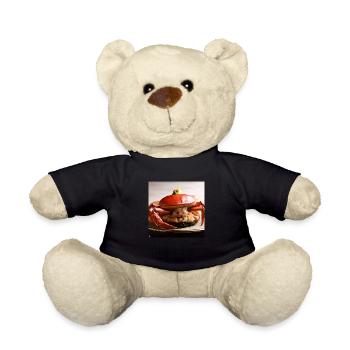 a crab-minded citizen - Teddy Bear - black - Front
