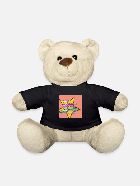 Be Yourself - Teddy Bear - black