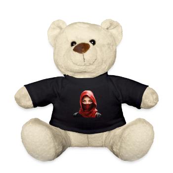 Arabisches Mädchen mit Palituch - Teddy - Schwarz - Vorne
