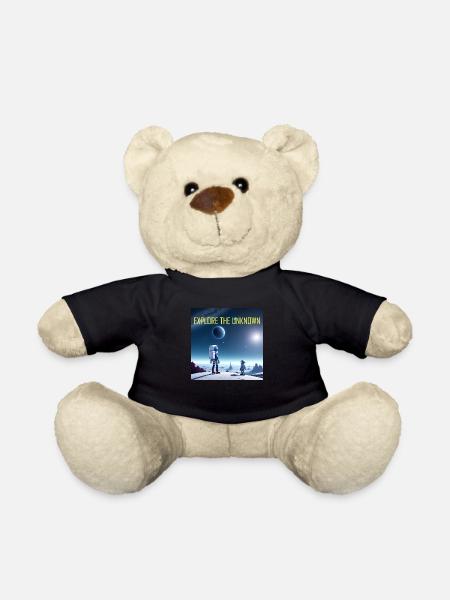 Explore the Unknown - Teddy Bear - black