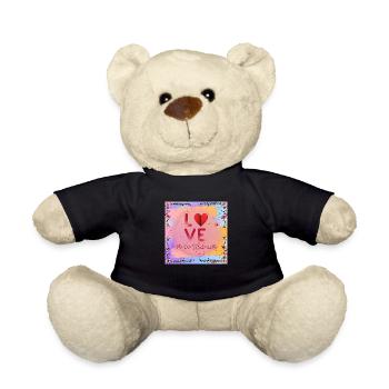 Love is in the air - Teddy Bear - black - Front