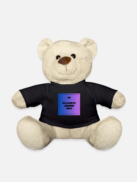 Motivation spruch - Teddy - Schwarz