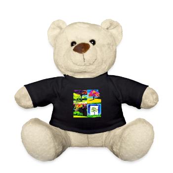 Flüsternde Bäume - Harmonie der Nachhaltigkeit - Teddy - Schwarz - Vorne