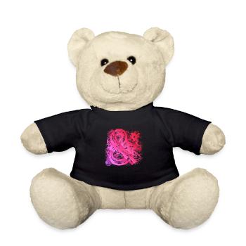 Graffiti style Splash hip hop colors painter color - Teddy Bear - black - Front