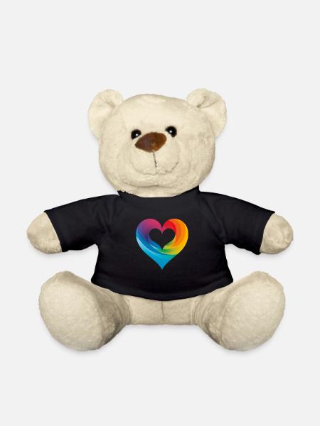 Amour pour la communauté LGBTQIA+ - Nounours - noir