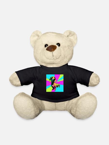 Dachshund Pop Art - Teddy - Schwarz