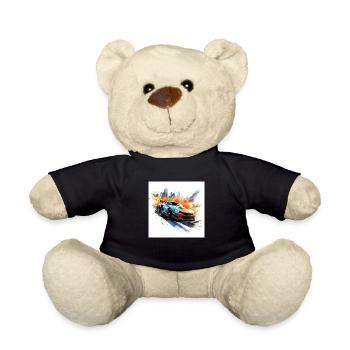 Besoin d’art de jeu de vitesse, orange et bleu - Nounours - noir - Devant