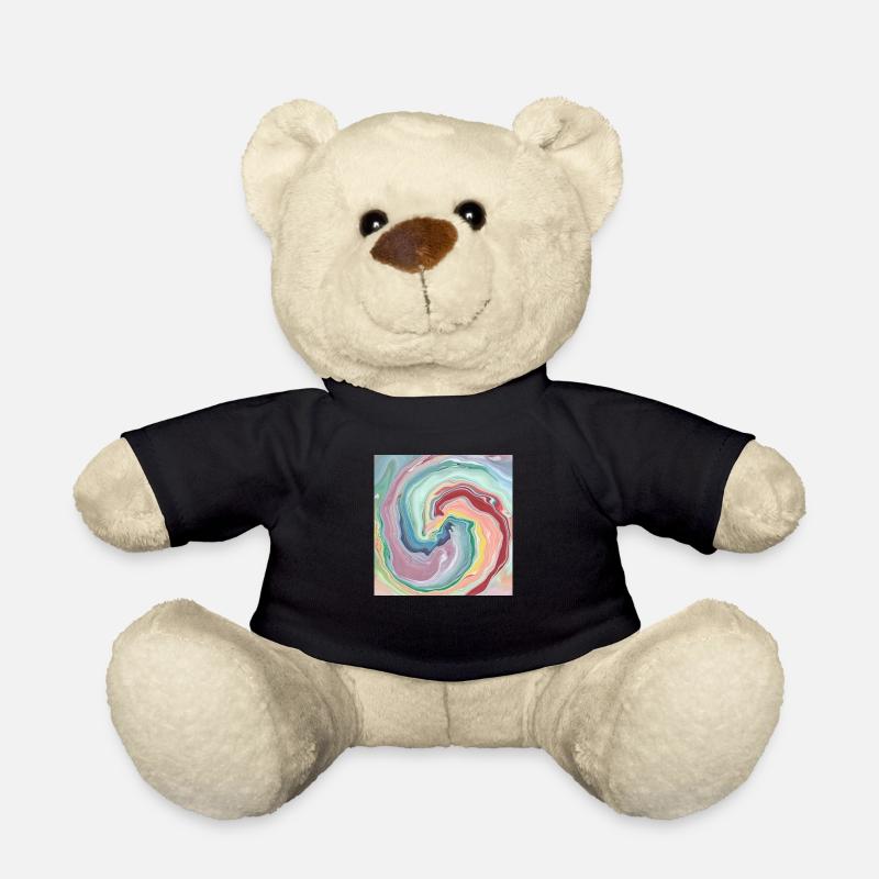 Cercles de chakra dans le flux de la vie Abstract Must - Nounours - noir