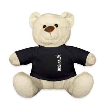 1985 Original Birthday Gift 1985 - Teddy Bear - black - Front