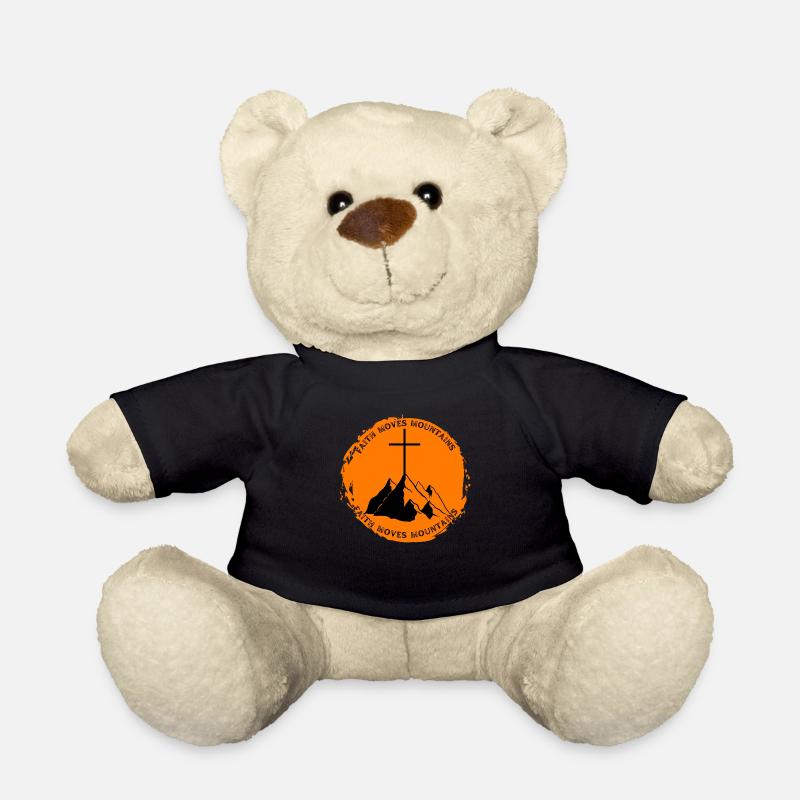 faith moves mountains - Teddy - Schwarz