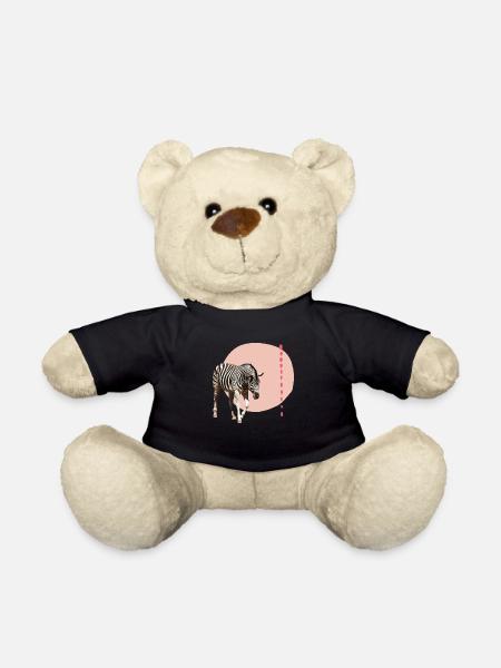 Zebra - Teddy - Schwarz
