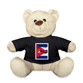 Cuba Drapeau Caraïbes Vacances Cuba Voyage La Havane - Nounours - noir - Devant