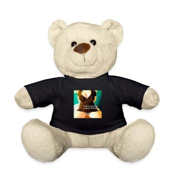 Every body is a masterpiece - Teddy Bear - black - Front