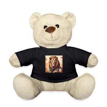 Stay Fearless - Lion Design - Teddy Bear - black - Front