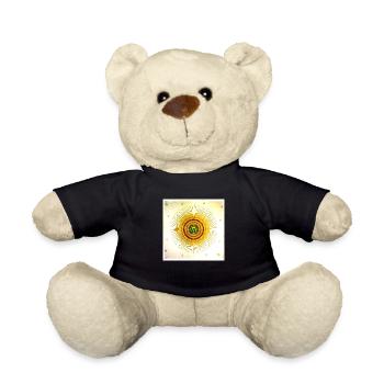 Monogram of Virgin MAry - Teddy Bear - black - Front