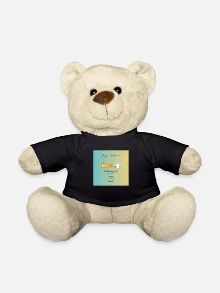 Happy Halloween - Teddy - Schwarz