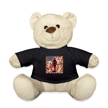 Veterans, veterans, armistice. - Teddy Bear - black - Front