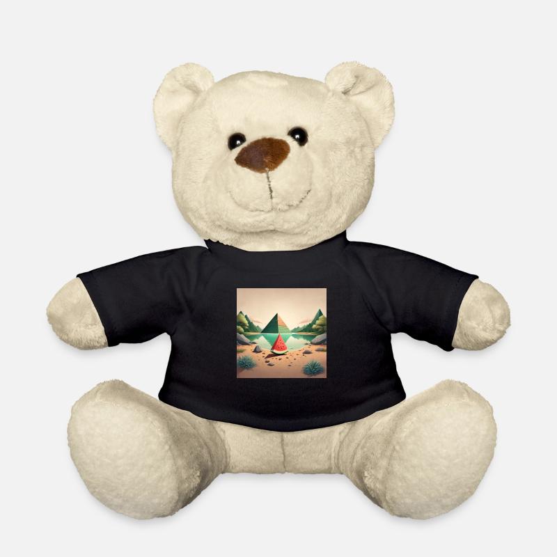 Melone mit Pyramide - Teddy - Schwarz