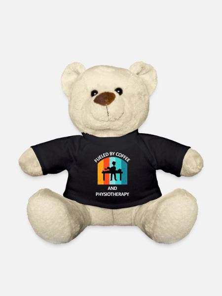 Physiotherapeut Humorvoll Geschenk Spruch Lustig - Teddy - Schwarz