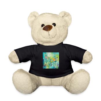 Blossom Bliss - Teddy Bear - black - Front