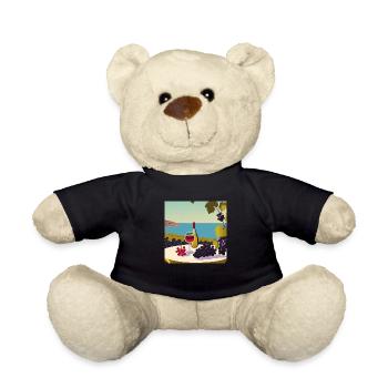 Wein / Rotwein / Weißwein - Teddy - Schwarz - Vorne