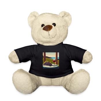 Rotwein / Wein / Weißwein - Teddy - Schwarz - Vorne