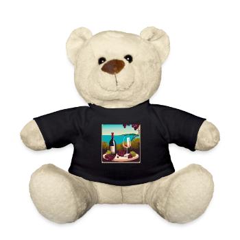Wein / Rotwein / Weißwein - Teddy - Schwarz - Vorne