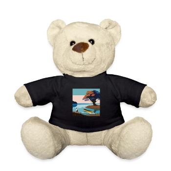 Kunst / Art / Impressionismus - Teddy - Schwarz - Vorne