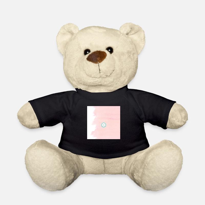 Liebe - Teddy - Schwarz