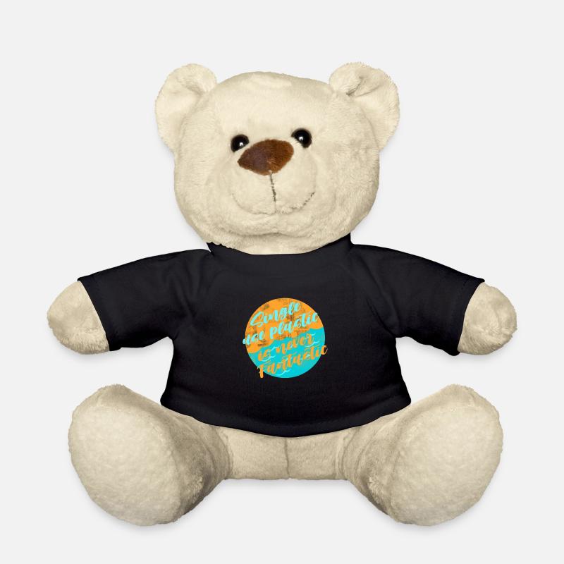 Plastik vermeiden - Teddy - Schwarz