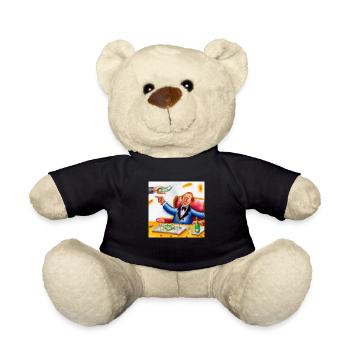 Voici l’argent - Nounours - noir - Devant
