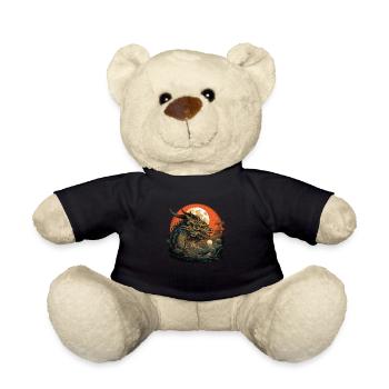 Dragon myth - Teddy Bear - black - Front