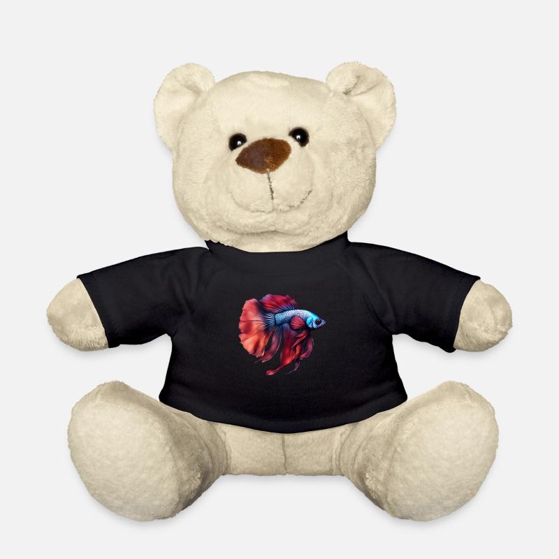Siamesischer Kampffisch - Teddy - Schwarz