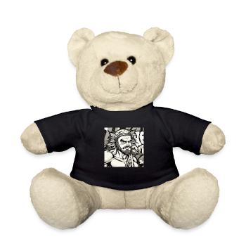 The Warrior - Teddy Bear - black - Front