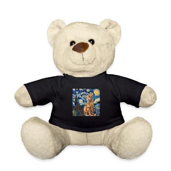 Katze, katzenmotiv - Teddy - Schwarz - Vorne