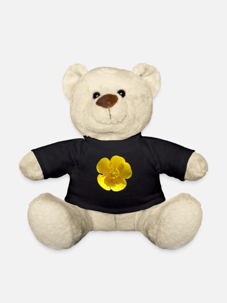 Blume gelb gelbe Blume - Teddy - Schwarz