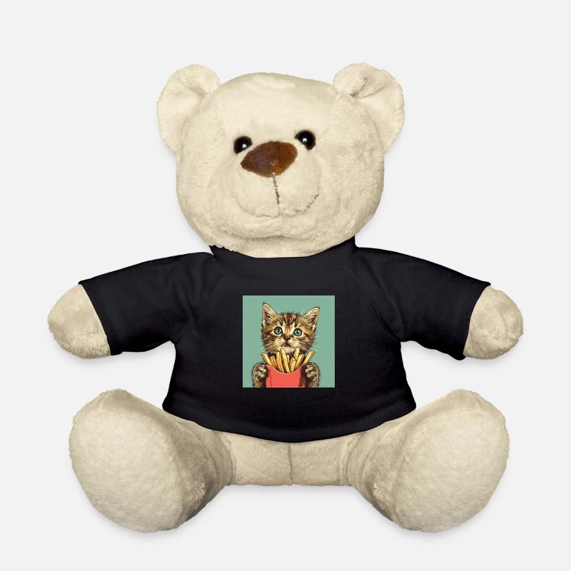 Katze - Teddy - Schwarz